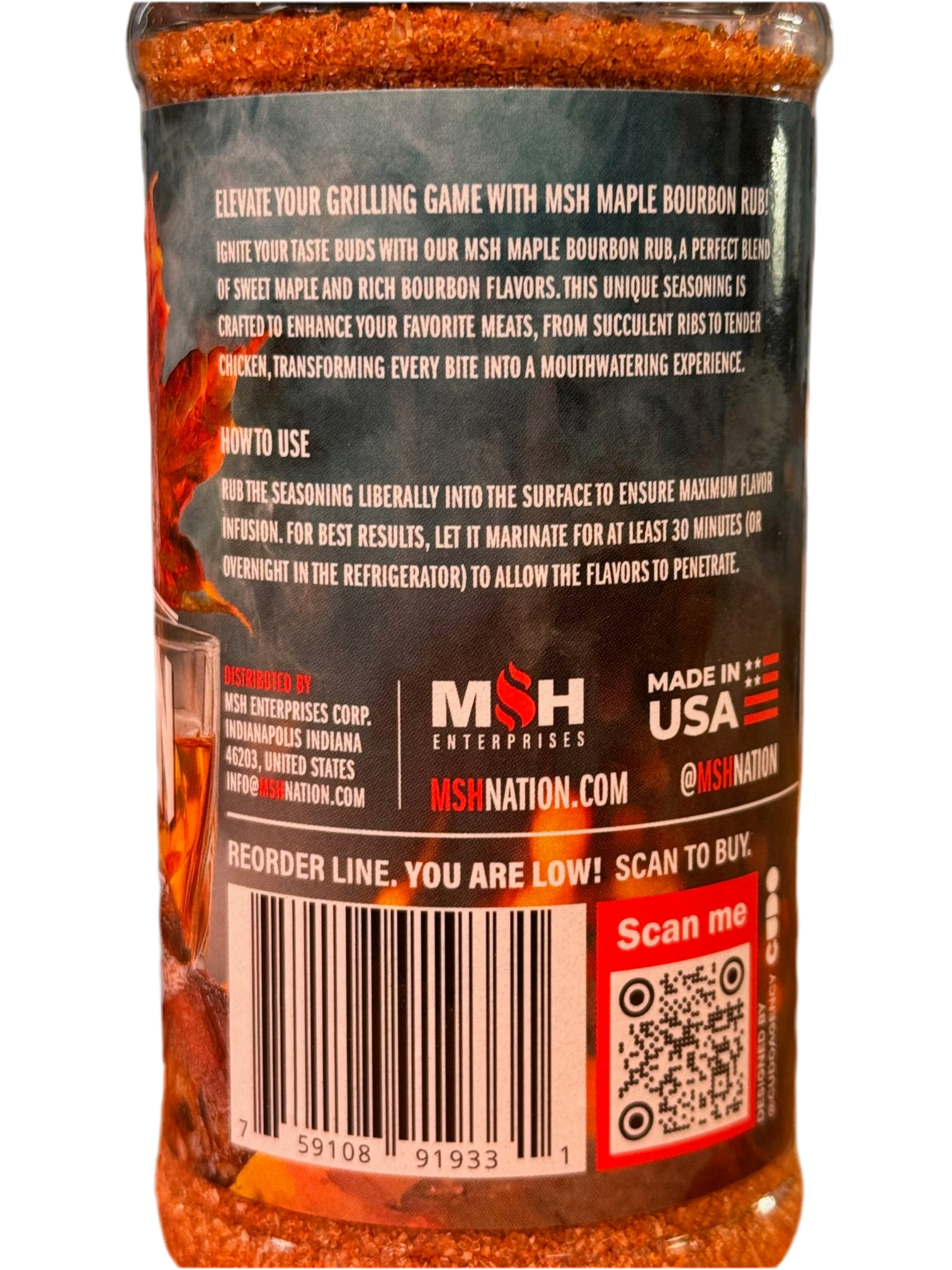 Maple Bourbon BBQ Dust