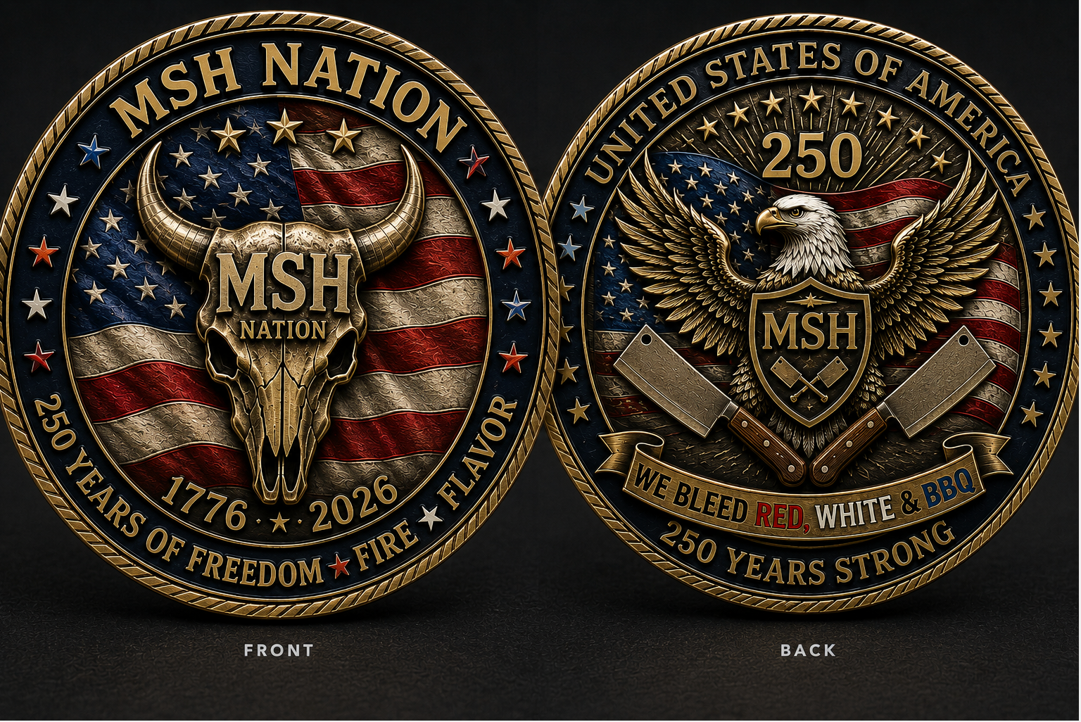 🇺🇸 MSH Nation 250th Anniversary Challenge Coin